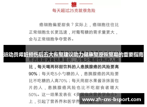 运动员肾脏损伤后五大恢复建议助力健康复原恢复期的重要指南