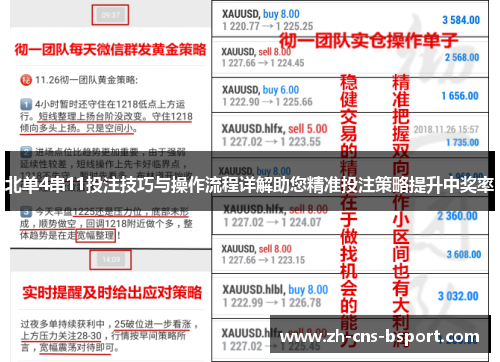 北单4串11投注技巧与操作流程详解助您精准投注策略提升中奖率