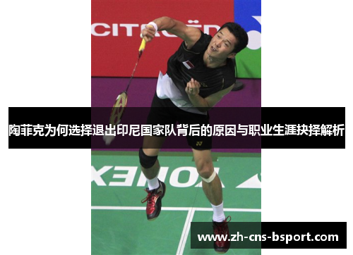 陶菲克为何选择退出印尼国家队背后的原因与职业生涯抉择解析